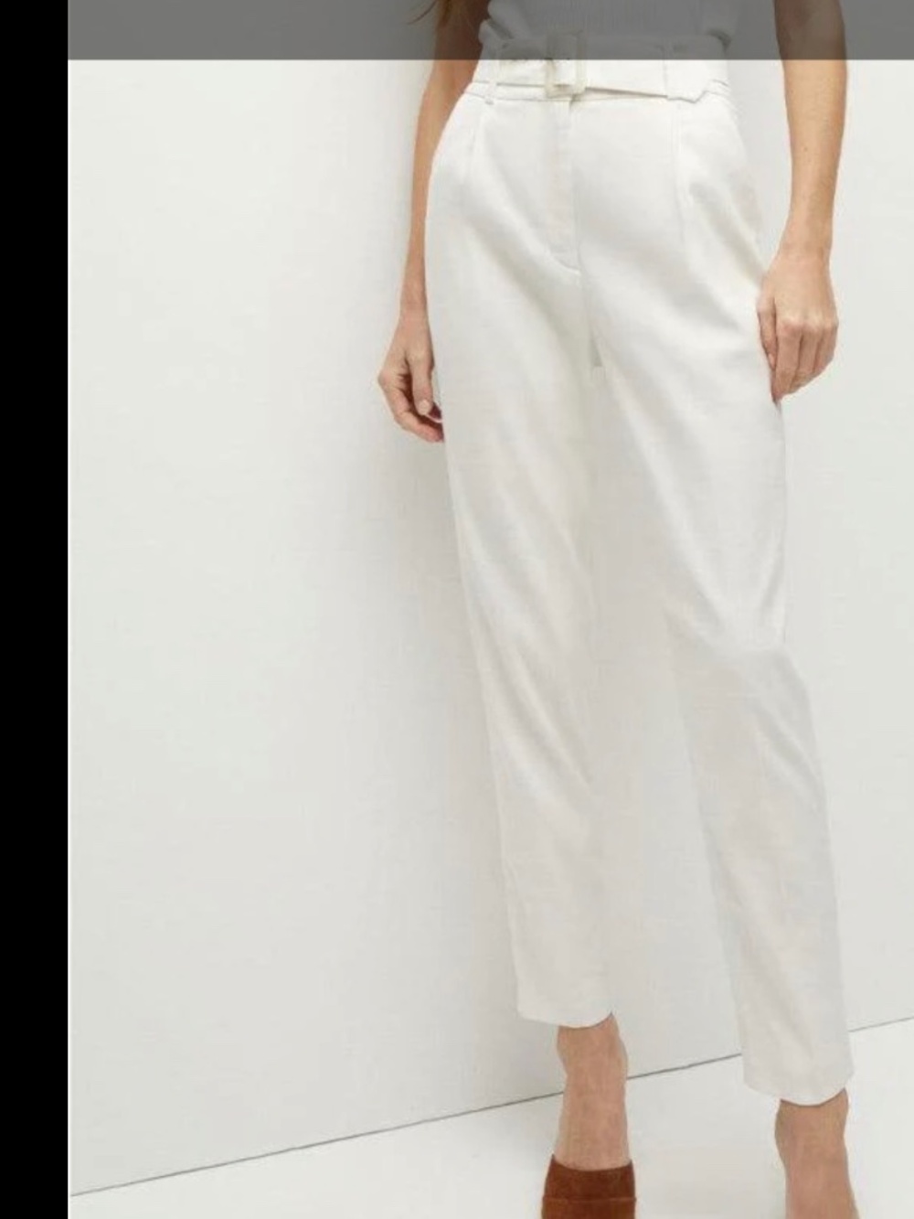 Veronica Beard Sofia Stretch Linen Pants NEW